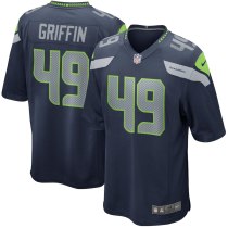 Nike Shaquem Griffin Seattle Seahawks Navy 2018 NFL Draft Pick Game Jersey