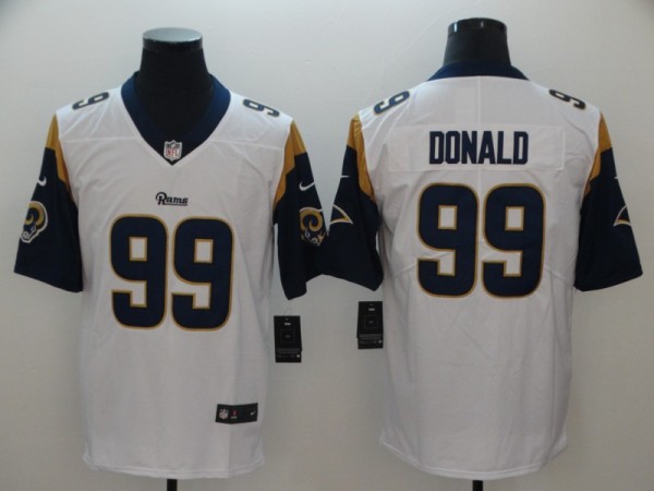 NFL Los Angeles Rams #99 Aaron Donald White Vapor Limited Jersey