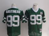 Gastineau green Jersey throwback #99 New York Jets Jersey In green