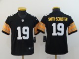 Youth Pittsburgh Steelers #19 Smith-schuster Vapor Untouchable Player Limited Black Jersey