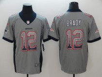 Nike 2018 England Patriots #12 Brady Drift Fashion Color Rush Limited Jersey