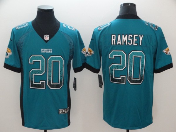 Nike 2018 Jacksonville Jaguars #20 Ramsey Drift Fashion Color Rush Limited Jersey