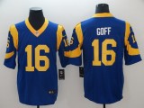 NFL Los Angeles Rams #16 Goff Blue Vapor Untouchable Limited NFL Jersey