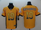 Nike 2018 Pittsburgh Steelers 19 Smith-schuster Drift Fashion Color Rush Limited Jersey
