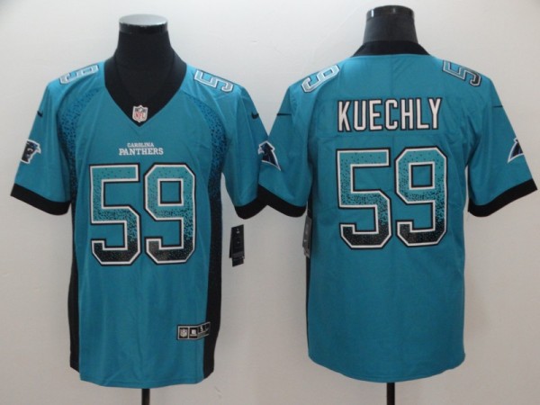 Nike 2018 Carolina Panthers #59 Kuechly Drift Fashion Color Rush Limited Jersey