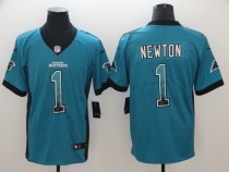 Nike 2018 Carolina Panthers #1 Newton Drift Fashion Color Rush Limited Jersey