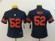 Women Nike Chicago Bears 52 Khalil Mack Blue with Orange Letters Vapor Untouchable Limited Player Jersey