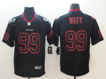 Nike 2018 Huston Texans #99 J.J. Watt Lights Out Black Color Rush Limited Jersey