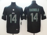 Nike 2018 New York Jets #14 Darnold Fashion Impact Black Color Rush Limited Jersey