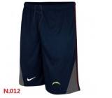 Mens Nike San Diego Chargers Black Shorts