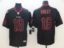 NFL 2018 Atlanta Falcons #18 Ridley Lights Out Black Color Rush Limited Jersey