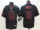 NFL 2018 Atlanta Falcons #18 Ridley Lights Out Black Color Rush Limited Jersey