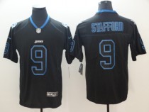 NFL 2018 Detriot Lions #9 Stafford Lights Out Black Color Rush Limited Jersey