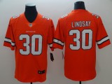 Nike Denver Broncos #30 Lindsay Orange Color Rush Limited Jersey