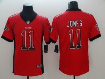 Nike 2018 Atlanta Falcons #11 Julio Jones Red Drift Fashion Color Rush Limited Jersey
