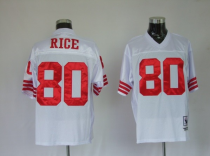 San Francisco 49ers #80 Jerry Rice  White Color Jersey