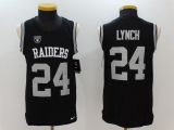 Mens NFL Oakland Raiders #24 Lynch Black Tank Top