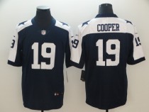 Nike Dallas Cowboys #19 Amari Cooper Blue Thanksgiving Vapor Untouchable Limited Jersey