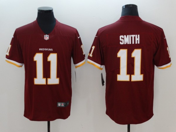 New Nike Washington Redskins #11 Smith Red Vapor Untouchable Limited Jersey