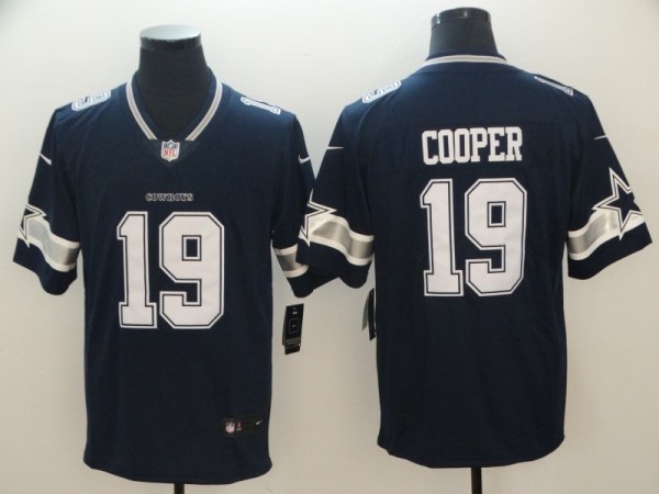 Nike Dallas Cowboys #19 Amari Cooper Blue Limited Vapor Untouchable Jersey