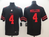 Men's San Francisco 49ers #4 Mullen Black Vapor Untouchable Limited Player Jersey