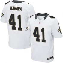 Nike Men's New Orleans Saints #41 Alvin Kamara Elite White Jersey