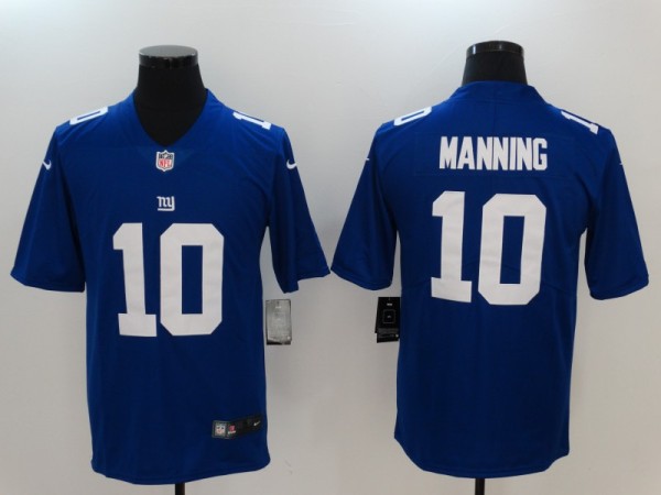 Nike New York Giants 10 Manning Blue Vapor Untouchable Limited Jersey