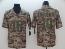 Nike San Francisco 49ers 10 Jimmy Garoppolo Camo Salute to Service Retired Player Limited Jersey
