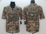 Nike Carolina Panthers #59 Kuechly Camo Salute to Service Retired Player Limited Jersey