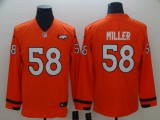 Men's Denver Broncos #58 Miller Teams Nike Therma Long Sleeve Jersey