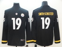 Men's Pittsburgh Steelers 19 Smith-schuster Teams Nike Therma Long Sleeve Jersey