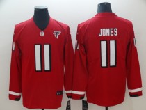 Men's Atlanta Falcons #11 Julio Jones Teams Nike Therma Long Sleeve Jersey