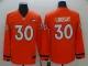 Men's Denver Broncos #30 Lindsay Teams Nike Therma Long Sleeve Jersey