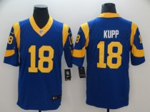 NFL Los Angeles Rams #18 Kupp Goff Blue Vapor Limited Jersey