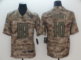 Nike Chicago Bears 10 Trubisky Camo Salute to Service Retired Player Limited Jersey