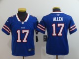 Youth NFL Buffalo Bills #17 Allen Blue Vapor Untouchable Player Limited Black Jersey