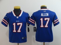 Youth NFL Buffalo Bills #17 Allen Blue Vapor Untouchable Player Limited Black Jersey