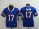 Youth NFL Buffalo Bills #17 Allen Blue Vapor Untouchable Player Limited Black Jersey