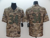 Nike Chicago Bears 34 Payton Camo Salute to Service Retired Player Limited Jersey