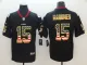 Nike 2018 Kansas City Chiefs #15 Mahomes II USA Flag Fashion Black Color Rush Limited Jersey