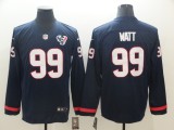 Men's Huston Texans #99 J.J. Watt Teams Nike Therma Long Sleeve Jersey