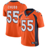 Youth Denver Broncos #55 Chubb Orange Vapor Untouchable Limited Jersey