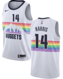 NBA Denver Nuggets #14 Harris New 2018/19 City Edition Swingman White Jersey