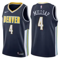 NBA Denver Nuggets #4 Milisap Statement Blue 2018-19 Jersey
