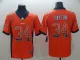 Nike 2018 Chicago Bears #34 Payton Orange Drift Fashion Color Rush Limited Jersey