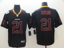 Nike 2018 Washington Redskins #21 Taylor Lights Out Black Color Rush Limited Jersey