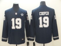 Men's Dallas Cowboys #19 Amari Cooper Teams Nike Therma Long Sleeve Jersey