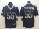 Nike 2018 Dallas Cowboys #55 Vander Esch Blue Drift Fashion Color Rush Limited Jersey