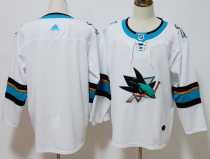 Adidas Sharks White Alternate Stitched NHL Blank Jersey