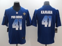 Men's NFC New Orleans Saints #41 Alvin Kamara Royal 2019 Pro Bowl NFL Game Jersey